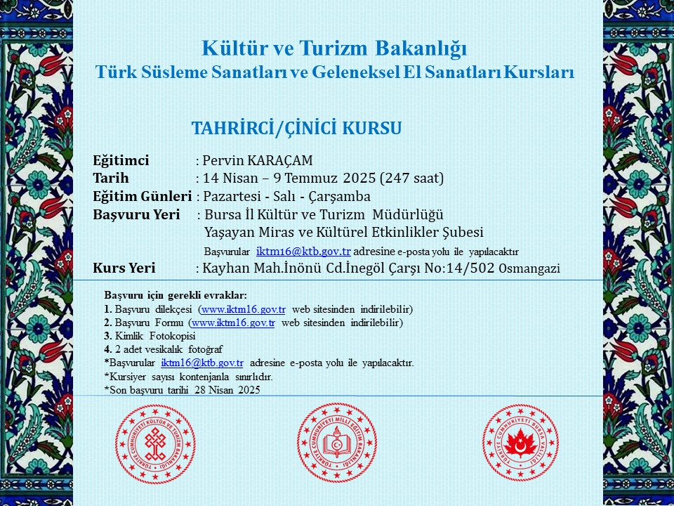 Kültür ve Turizm Bakanlığı... 